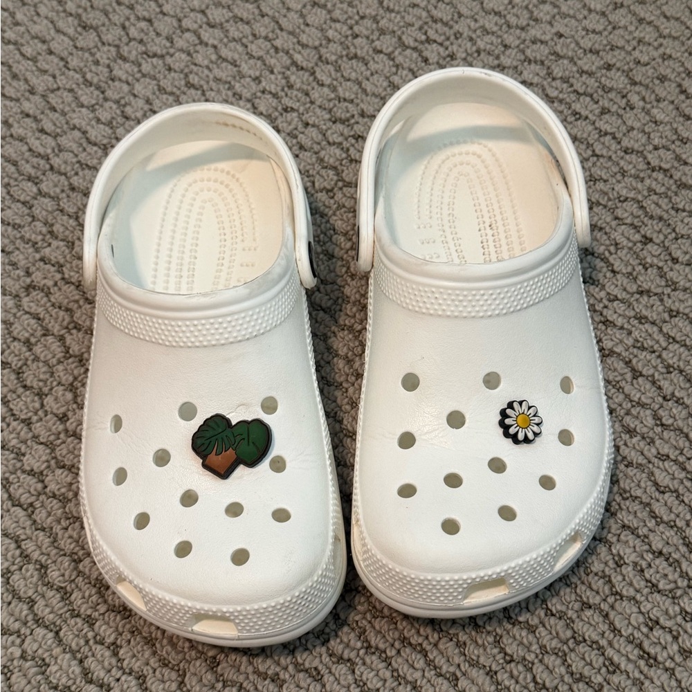 White Crocs